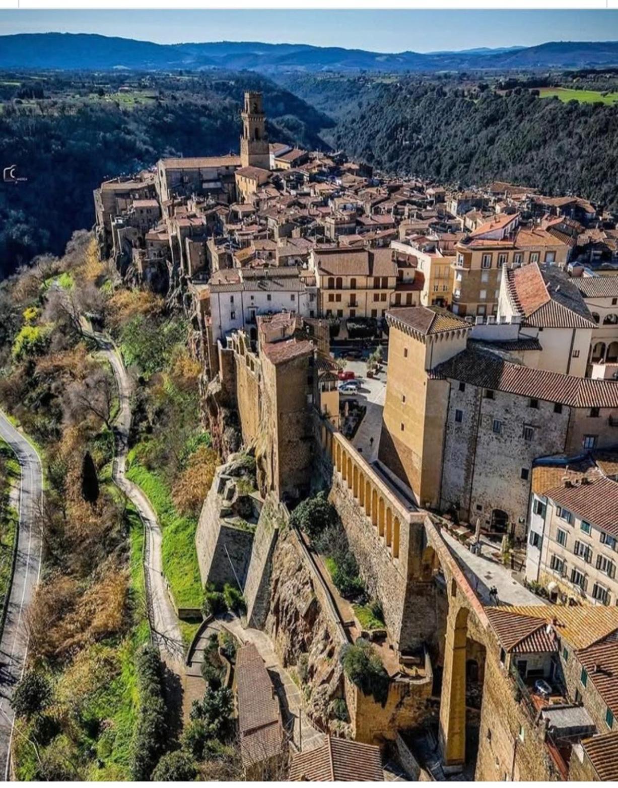 Villa Casa Della Rosa Pitigliano Esterno foto
